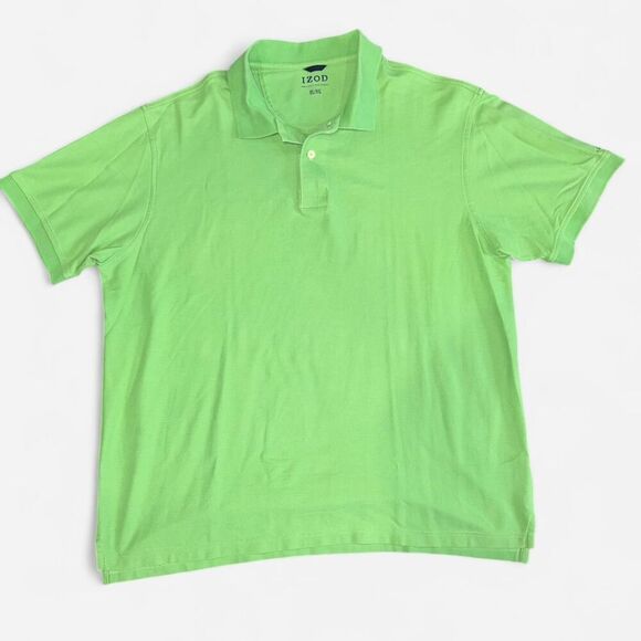 NWOT - IZOD Green Men's Polo Shirt - Picture 1 of 6